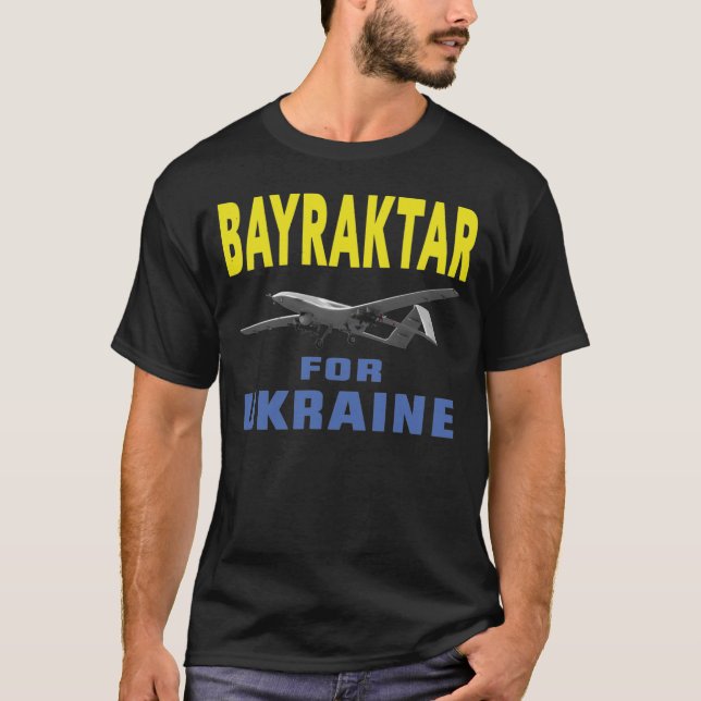 Bayraktar för Ukraina T Shirt (Framsida)