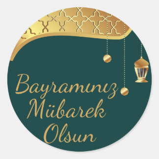 Bayram Sticker Runt Klistermärke