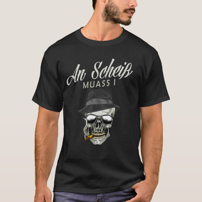 Bayrisch Sarkastisch Lustiger Spruch T Shirt (Framsida)