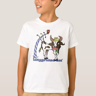 Bayrische Kuh mit Kleeblatt T-shirt