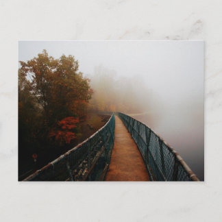 Bays Mountain Dam i Fog Vykort