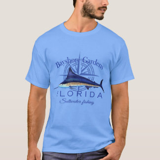 Bayshore Gardens Florida Sailfish Billfish Saltwat T Shirt