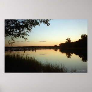 Bayside Boats Print Poster
