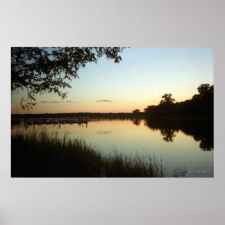 Bayside Boats Print Poster