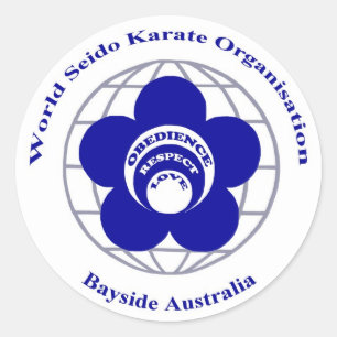 Bayside Seido Karateklistermärke Runt Klistermärke