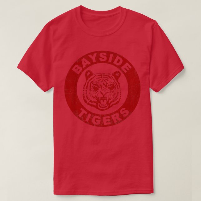 Bayside Tigers Worn T Shirt (Design framsida)