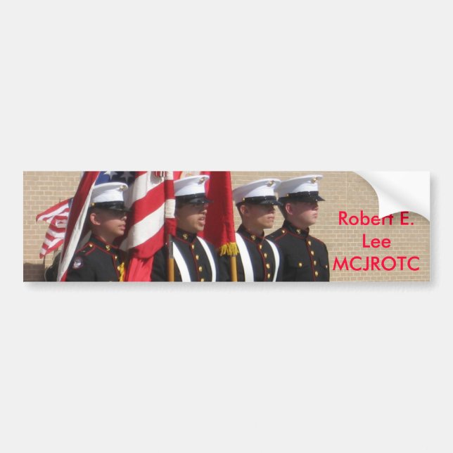 Baytown Robert E. Lee MCJROTC Bildekal (Framsidan)