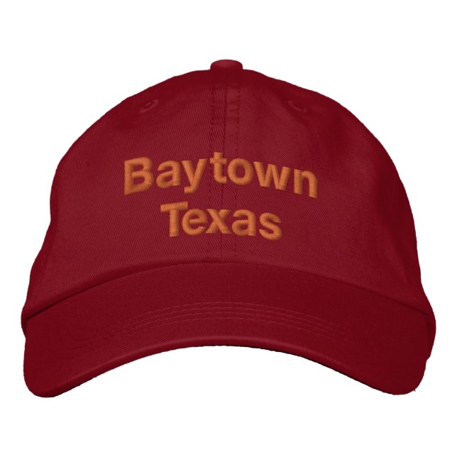 Baytown Texas Broderad Keps (Framsida)