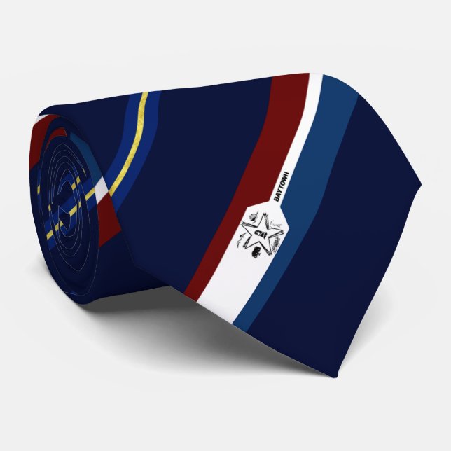 Baytown (Texas), flagga Neck Tie Slips (Rullad)