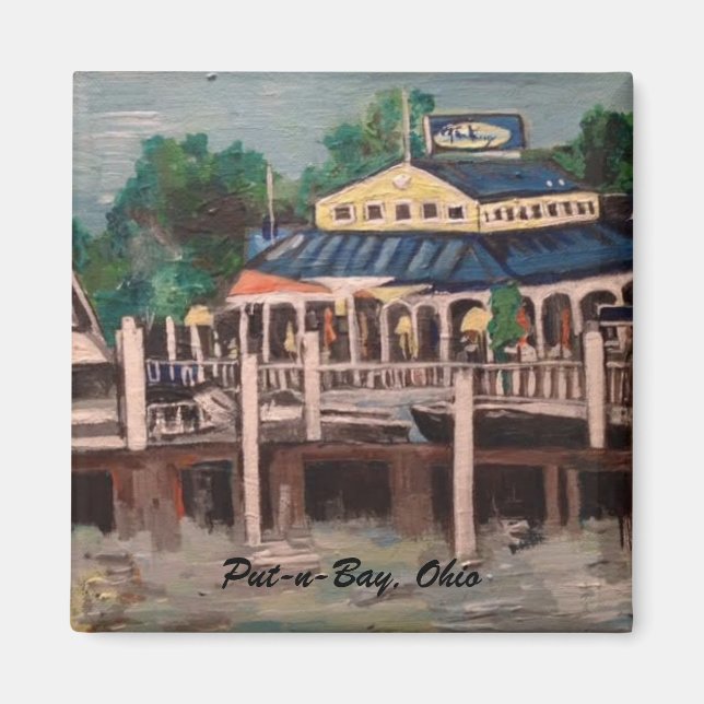 Bayview Avenue, Put-n-Bay, Ohio magnet (Framsidan)