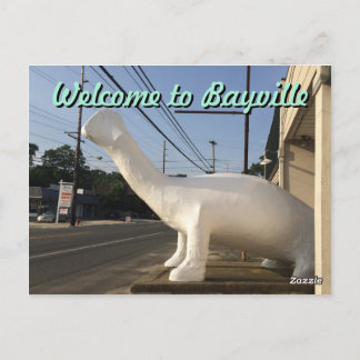 Bayville Route 9 Dinosaur Vykort