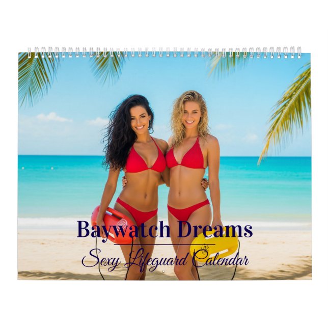 Baywatch Dreams - Sexy Lifeguard Calendar 20XX Kalender (Omslag)