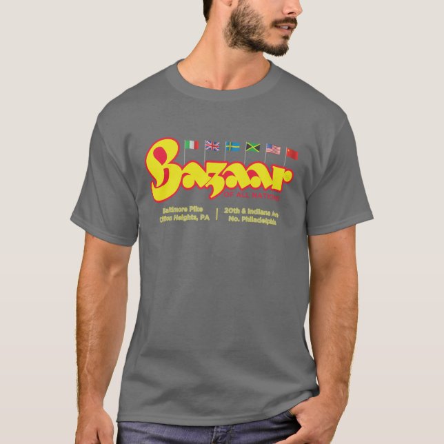 Bazaar Of All Nations T Shirt (Framsida)