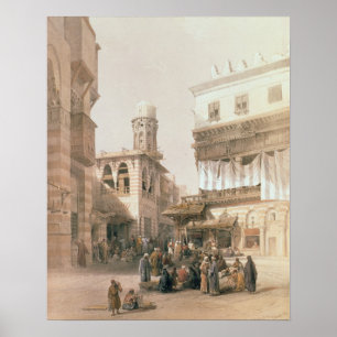 Bazaar of the Coppersmiths, Kairo, från "Egypten o Poster