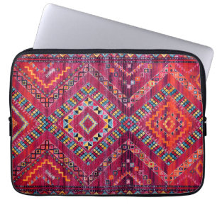 Bazaar: Rosa marockanskt kulturarv Laptop Fodral