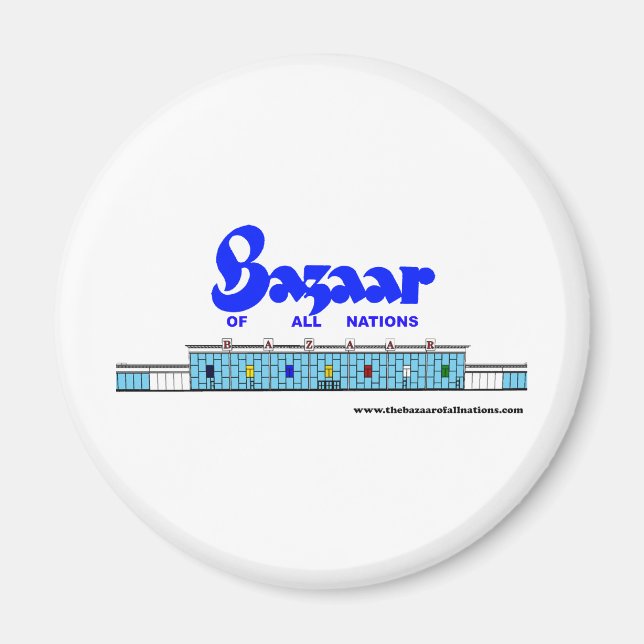 Bazaar yttre cirkel 1960 magnet (Framsidan)