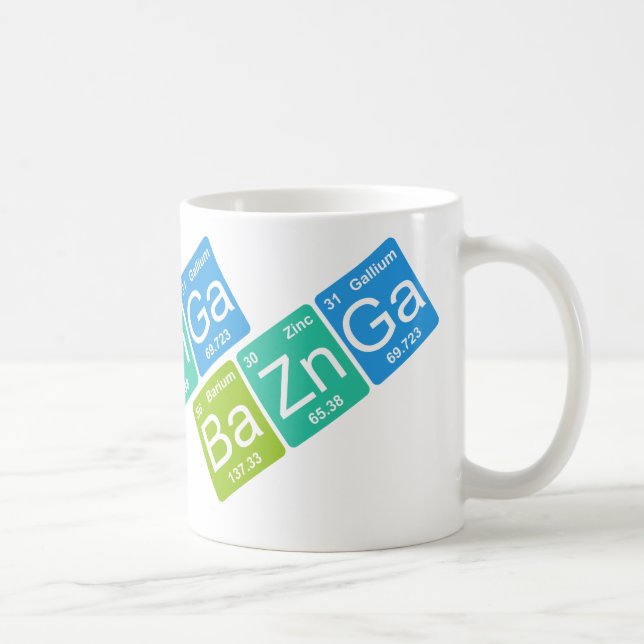 BaZn Ga! Periodisk bordinslagmugg Kaffemugg (Höger)
