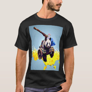 Bazooka Freedom Panda Sláva Ukraina yíni T Shirt