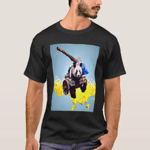 Bazooka Freedom Panda Sláva Ukraina yíni T Shirt