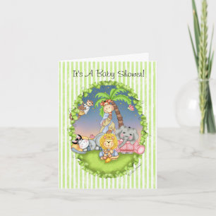 BaZooples baby showerinbjudan Inbjudan