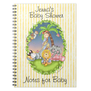 BaZooples baby showerjournal Anteckningsbok