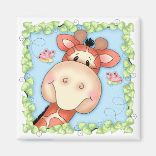 BaZooples Gertrude giraffmagneten Magnet