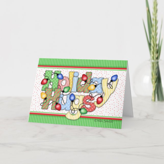 BaZooples "helgdag kramar" julkortet Helgkort (Framsida)