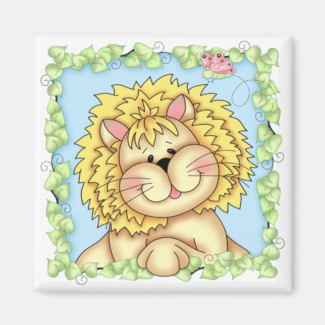 BaZooples Lester the Lejon Magnet (Framsidan)