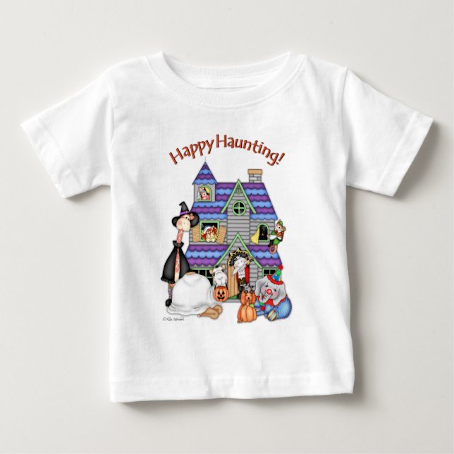 BaZooples Lycklig Haunting! T-shirt (Framsida)