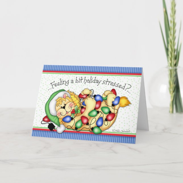 BaZooples "stressad helgdag?", Julkort Helgkort (Framsida)