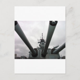 BB-62 Battleshöft New jersey Vykort