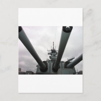 BB-62 Battleshöft New jersey Vykort