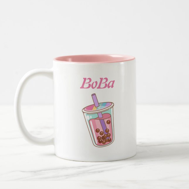 BBA-tebubbelte Kaffe Mugg (Vänster)