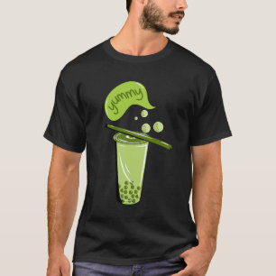 BBA-tebubbla mjölk match te grönt te älskare T Shirt