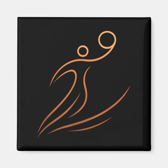 Bball Basball 1 Magnet (Framsidan)
