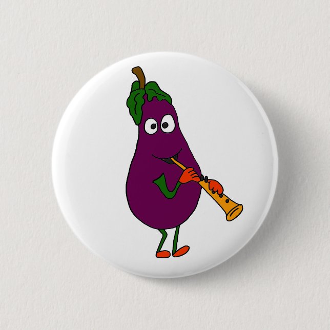BBaubergine som leker klarinetttecknaden Knapp (Framsida)