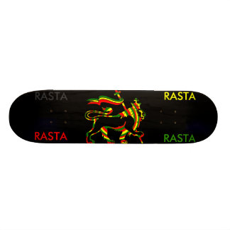 bbbbbbbbbbbbbbbb RastaColorLion, RASTA, RASTA,… Skateboard Bräda 19,5 Cm