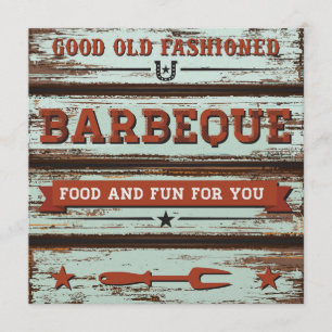 BBBQ, Cookout, Gris Pickin! Inbjudningar