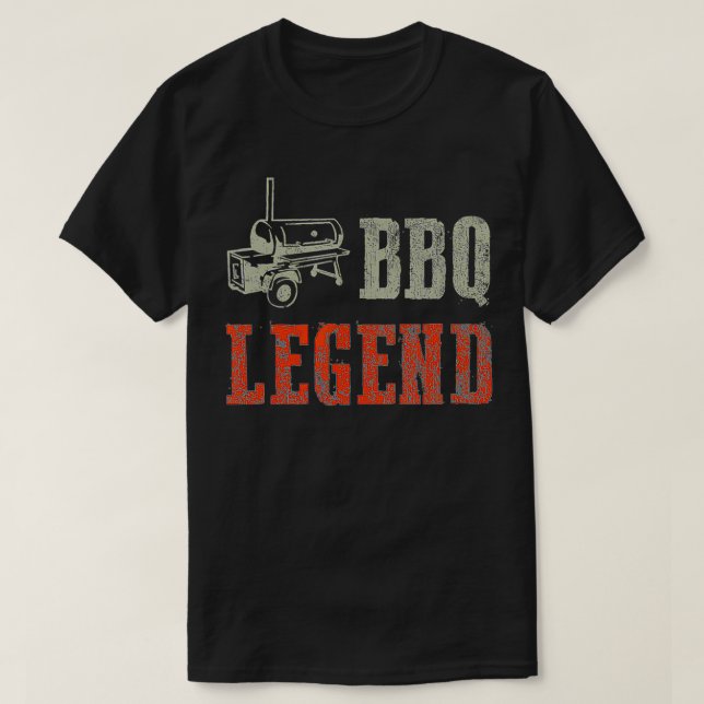 BBBQ-tillbehören för BQ-rökning med förklarad Kött T Shirt (Design framsida)