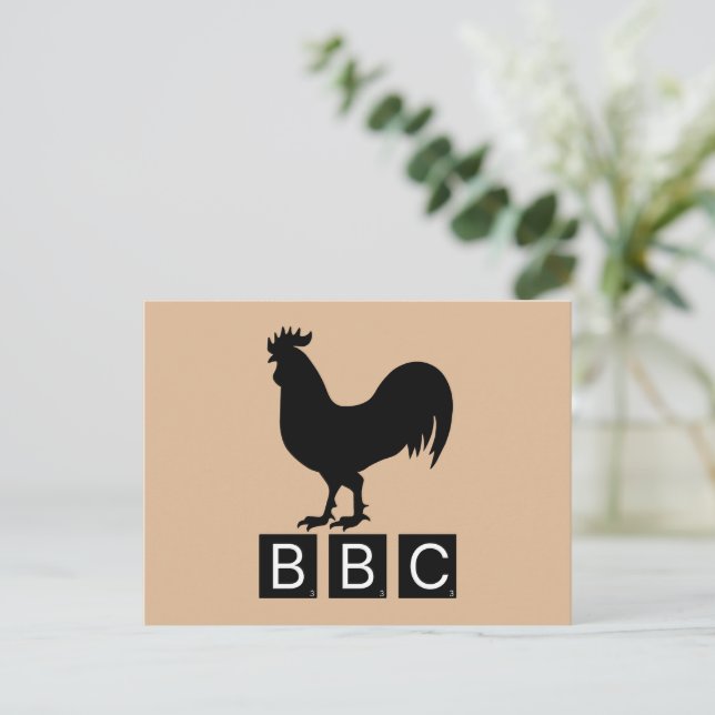 BBC - Big Black Cockerel Vykort (Stående Fram)