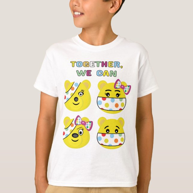 BBC Children in Need - Pudsey björn T-Shirt (Framsida)