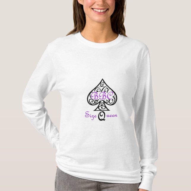 Bbc-formatdrottning T-shirt (Framsida)