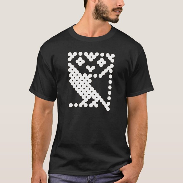 Bbc-mikrouggla - stor vit tee shirt (Framsida)