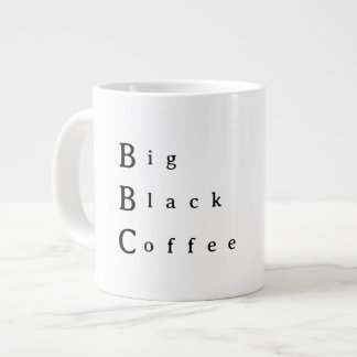 BBC Stor Svart Kaffemugg Jumbo Mugg