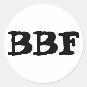 BBF, Best Friends For, Set of Stickers Runt Klistermärke