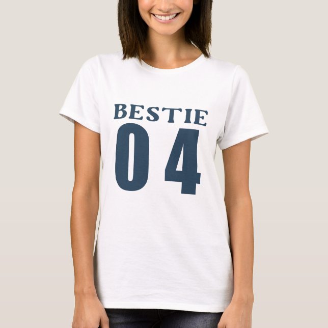 BBF Bestie 01 - Bästa vän T Shirt (Framsida)