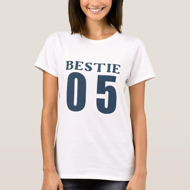 BBF Bestie 01 - Bästa vän T Shirt (Framsida)