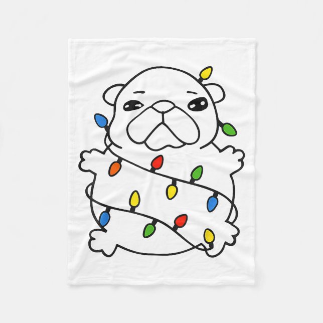 Bble Meme Christmas Funny I Am Bble Wash My Belly  Fleecefilt (Framsidan)