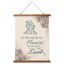 Bble Verse Wood Topped Wall Tapestry