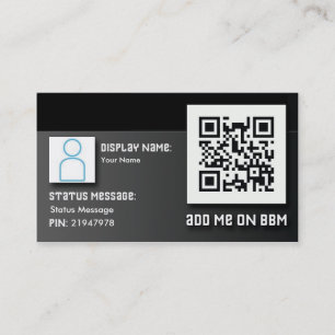 BBM-Barcodevisitkortar Visitkort
